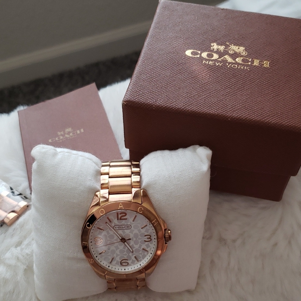 Coach Rose Gold Women's Watch